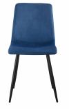רביעיית כסאות  Madison כחול‎ בד קטיפתי  X4