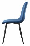 רביעיית כסאות  Madison כחול‎ בד קטיפתי  X4