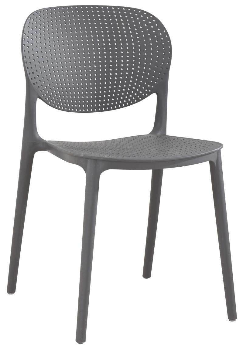 רביעיית כסאות נערמים VANCOUVER אפור X4