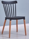 רביעיית כיסאות דגם BISTROT שחור X4
