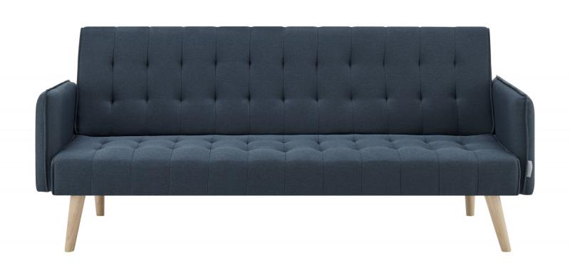 ספה תלת מושבית נפתחת למיטה דגם Limei בד אריג  כחול כהה