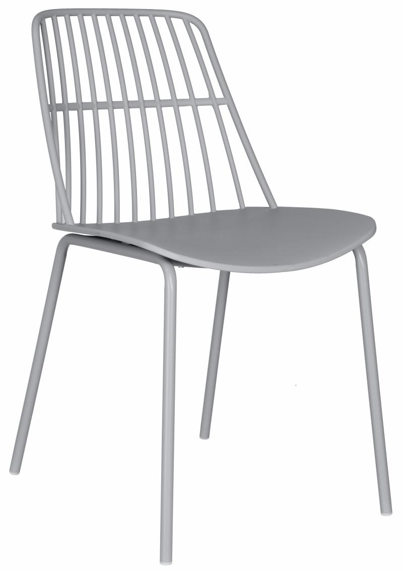 רביעיית כיסאות מדגם Julia אפור X4