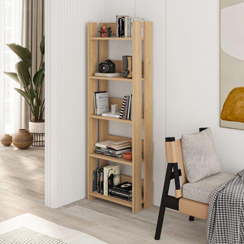 כוננית MASSIMO BOOKCASE אלון מסדרת Decoline